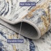 Modern Abstract Area Rugs Luxurious Soft Low Pile Washable Carpet for Living Room Bedroom Indoor Non Slip Foldable Floor Mat - 3 of 4