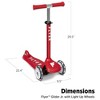 Radio Flyer Kids Toddler Scooter  Flyer Glider Jr. with Light Up Wheels, Red, Radio Flyer Ride On Toys for Kids 2-5 Years Old for Outdoor Riding - 2 of 4