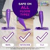 Swiffer WetJet Multi-Purpose and Hardwood Liquid Floor Cleaner Solution Refill, with Gain Scent (2 count, 42.2 fl oz each) - 3 of 4