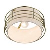 Livex Lighting Blanchard 1 - Light Semi-Flush Mount in  Antique Brass - 4 of 4