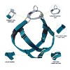 2 Hounds Design Freedom No Pull Dog Harness | Comfortable Control for Easy Walking | Adjustable Dog Harness | 5/8" MD Teal - 2 of 4
