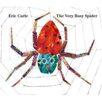 The Very Busy Spider (Reprint) - by Eric Carle (Board Book)