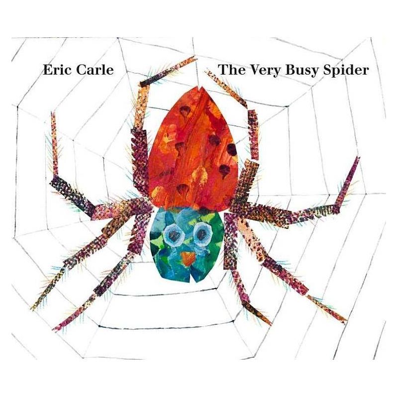 The Very Busy Spider (Reprint) - by Eric Carle (Board Book), 1 of 2