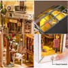Aoibox LED Book Nook Kit 3D Wooden Puzzle Decorative Bookend Bookshelf Insert Room Decor for Adults Teens Girls Boys - 3 of 4