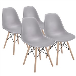 Yaheetech Modern Dining Chairs with Natural Beech Wood Set of 4 - 1 of 4