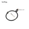 Unique Bargains Metallic Electroplating Curtain Rod Accessory Curtain Rings 14 Pcs - 2 of 4