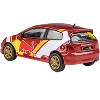 2001 Honda Civic Type R EP3 "No Good Racing" Red and White with Graphics 1/64 Diecast Model Car by Paragon - 2 of 4