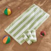 Isla Jade 4pk Cotton Pastel Cabana Beach Towels - 2 of 4