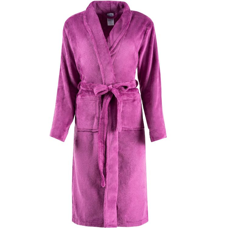 Fruit of the Loom Women's Soft Pajama Fleece Robe, Sizes XS/S-3X, 4 of 4