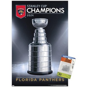 Trends International NHL Florida Panthers - 2024 Stanley Cup Team Logo Unframed Wall Poster Prints - 1 of 4