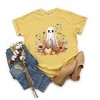 Simply Sage Market Women's Ghost Watercolor Short Sleeve Garment Dyed Tee - 3 of 4