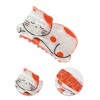 Unique Bargains Women's Fashion Cute Cat Hair Clips 3.46"x1.77"x1.69" Orange White 1 Pc - 3 of 3
