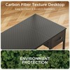 COMHOMA 32''/47" Desk, Study Writing Table for Small Space, Save Space Office Desk with Metal Legs - 3 of 4