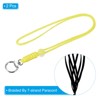 Unique Bargains Braided Wrist Polyester Keychain Wallets Badges Lanyard with Hook 2 Pcs - 3 of 4
