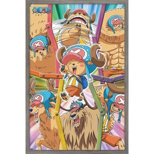 Trends International One Piece: Fishman Island - Tony Tony Chopper Group Framed Wall Poster Prints - 1 of 4