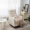 Single sofa reclining chair Japanese chair lazy sofa tatami balcony reclining sofa adjustable chair - 4 of 4
