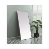Elegant Lighting Metal Frame Rectangle Full Length Mirror 30x60 Inch in Silver - 3 of 4