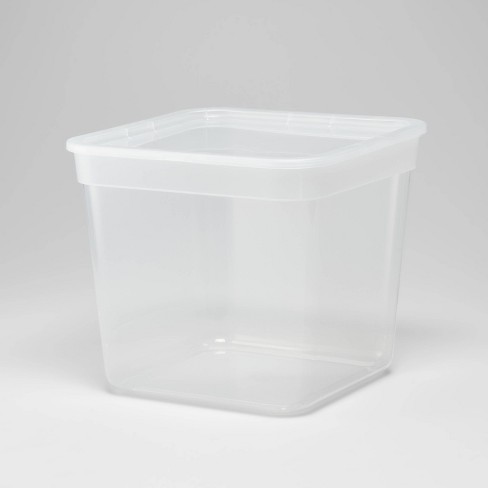 Sterilite Large Fliptop, Stackable Small Storage Bin With Hinging Lid, Plastic  Container To Organize Desk At Home, Classroom, Office, Clear, 24-pack :  Target