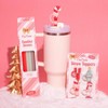 CharCharms 6pk 30oz Holiday Glitter Water Bottle Straws - 3 of 4