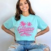 Simply Sage Market Women's California Beach Paradise Short Sleeve Garment Dyed Tee - 2 of 2