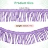 Unique Bargains Polyester Boho Durable Multipurpose Curtain Fringe Trim 2.4 Inch 1 Pc - 3 of 4