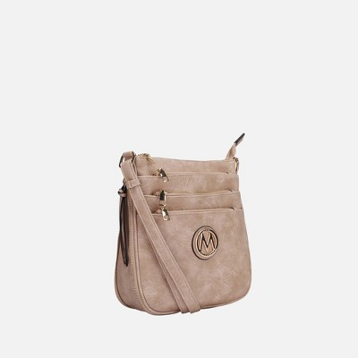 MKF Collection Salome Shoulder Crossbody Women’s Handbag Expandable Multi-Compartment Vegan Leather by Mia K