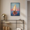 Art Remedy Contemplating at High Seas Beach Life Inspired Wall Art Framed - 2 of 4