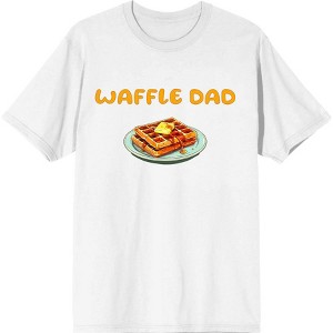 Waffle Dad Dad Jokes for Father's Day Men's Crew Neck Short Sleeve Tee - 1 of 2