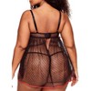 Adore Me Women's Noemi Babydoll Lingerie - 3 of 4