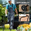 NAYSAYE Dolly Garden Hose Cart Weather Resistant Steel Frame with Smooth Rolling Wheels for Outdoor, Black, 20.3"*23.8"*30.9" - 2 of 4