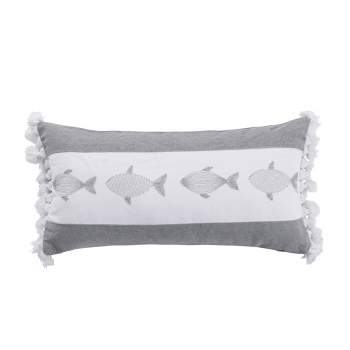 Nantucket Fish Tassled Decorative Pillow - Levtex Home