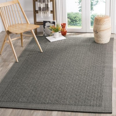 Ash Geometric Hand-knotted Rectangular Area Rug