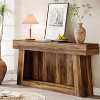 Tribesigns 63-inch Farmhouse Console Table, 2-Tier Entryway Table Sofa Table Behind Couch for Living Room, Corridor - 4 of 4