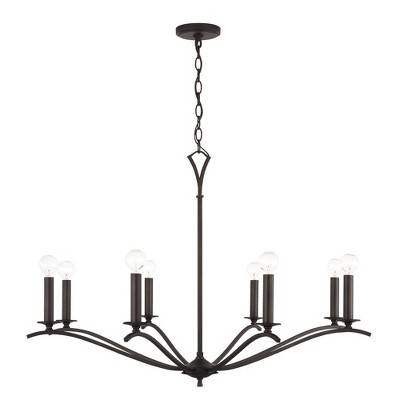 Capital Lighting Jaymes 8 - Light Chandelier in  Old Bronze