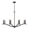 Capital Lighting Jaymes 8 - Light Chandelier in  Old Bronze - 3 of 4