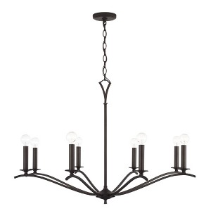 Capital Lighting Jaymes 8 - Light Chandelier in  Old Bronze - 1 of 4