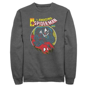 Mens Marvel: Spider-Man Venom Vs Spidey Battle Sweatshirt - 1 of 4