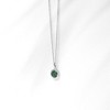 Girls' Birthstone Cubic Zirconia Sterling Silver Necklace - In Season Jewelry - 4 of 4