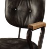 TiramisuBest Black Leather Swivel Office Chair: Comfortable, Durable & Mobile - 4 of 4