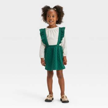 Toddler Girls' Long Sleeve Skirtall Set - Cat & Jack™ Green