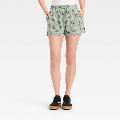 Women's Lilo Graphic Shorts - Green
