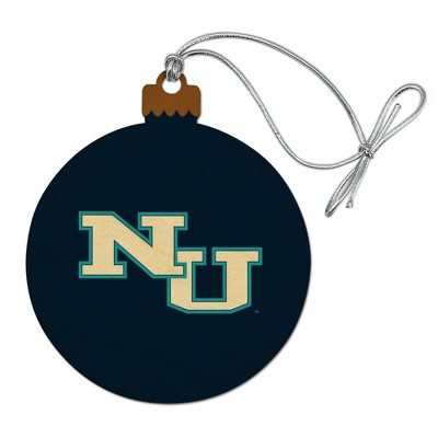 Northwood University Primary Logo Wood Christmas Tree Holiday Ornament