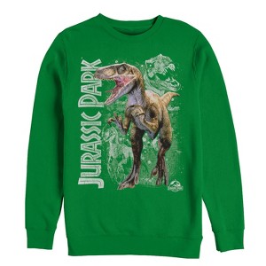 Men's Jurassic Park Raptor Dino Shadows Sweatshirt - 1 of 3