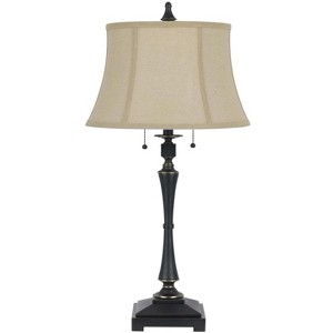 Cal Lighting 60W X 2 Madison Table Lamp - Oil Rubbed Bronze - 1 of 3