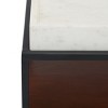 Kya 2 Tier Accent Table - White Marble/Walnut/Black - Safavieh. - image 4 of 4