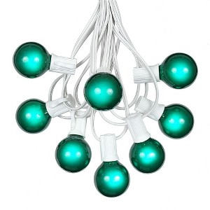 Novelty Lights 25 Feet G40 Globe Outdoor Patio String Lights, White Wire - 1 of 4