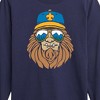 Boys' - Instant Message - Sasquatch Sunglasses Long Sleeve Graphic T-Shirt - 2 of 4