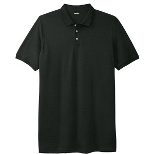KingSize Longer-Length Shrink-Less Piqué Polo Shirt - 1 of 4