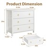 Modern Dresser 47.2" Wide - Extra Deep Storage, Freestanding Wooden Chest of Drawers - 2 of 4