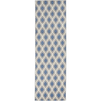 Nourison Grafix Retro Hexagonal Lattice Indoor Rug
